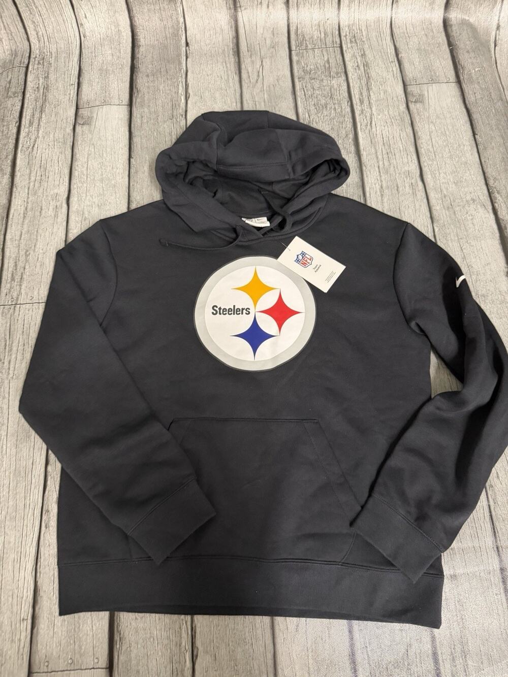 NWT Women’s Nike Pittsburgh Steelers Hoodie Black Sz Medium Sweatshirt